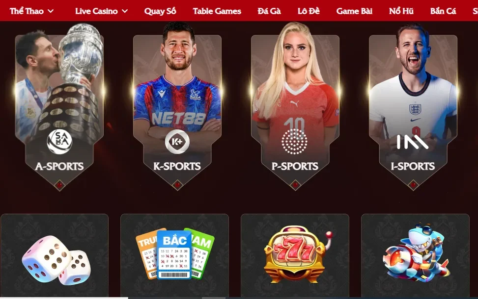 Sản phẩm thể thao tại XO88