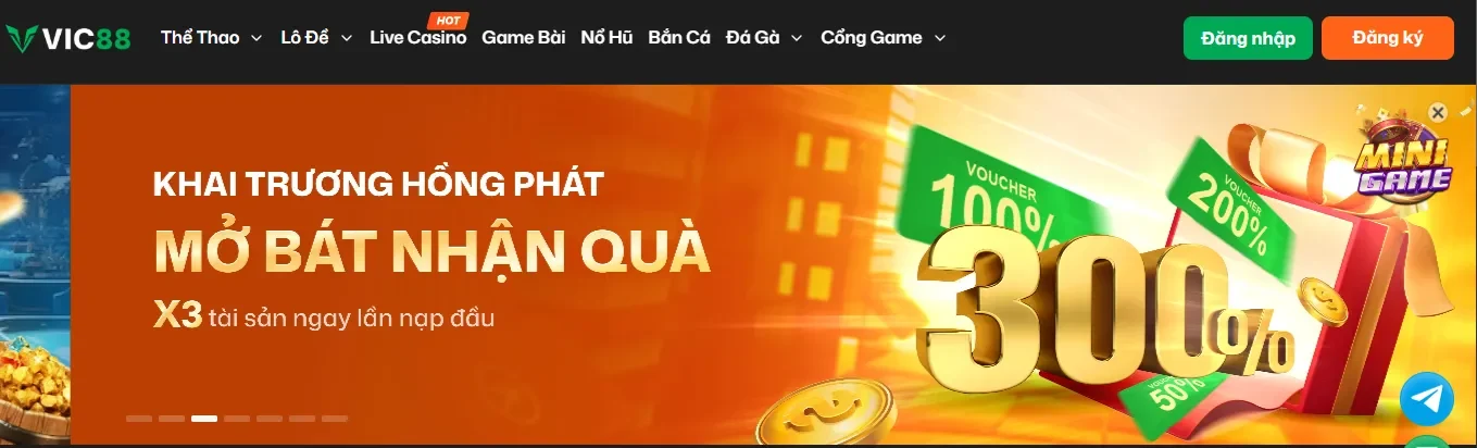 Khuyến mãi cho người chơi tại Vic88